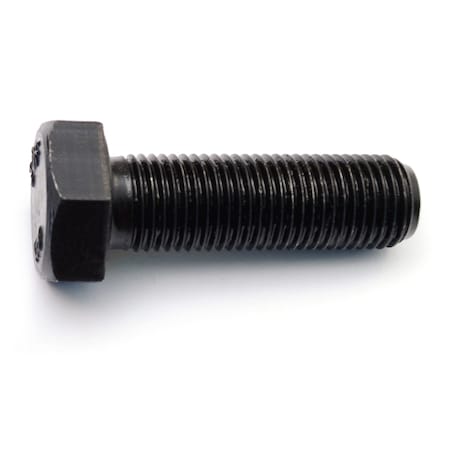 Midwest Fastener Class 10.9, M14-1.50 Hex Head Cap Screw, Plain Steel, 45 mm L, 4 PK 31141